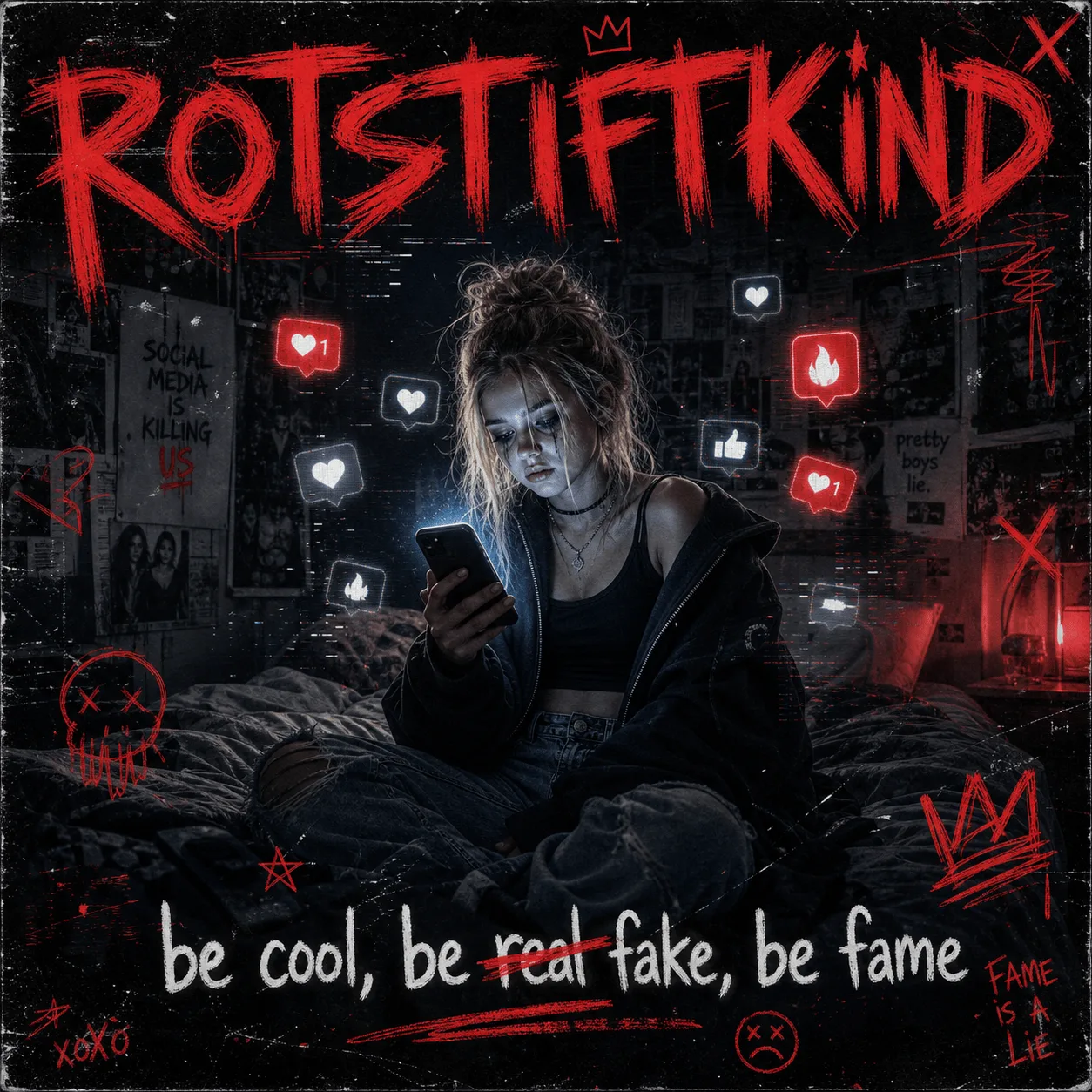 Albumcover von be cool, be fake, be fame